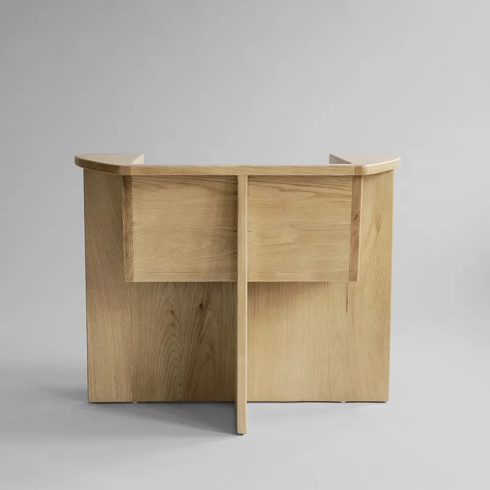 Brutus lenestol - Naturlig eik