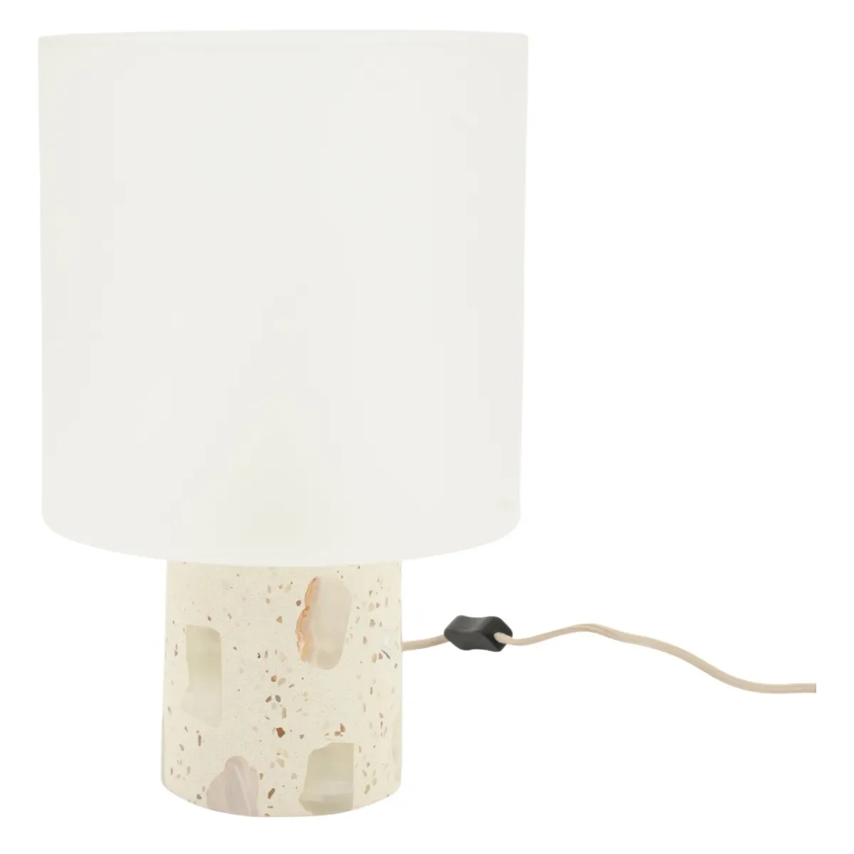 Usva small 25x25x39 cm Alabaster & Glass Hvit