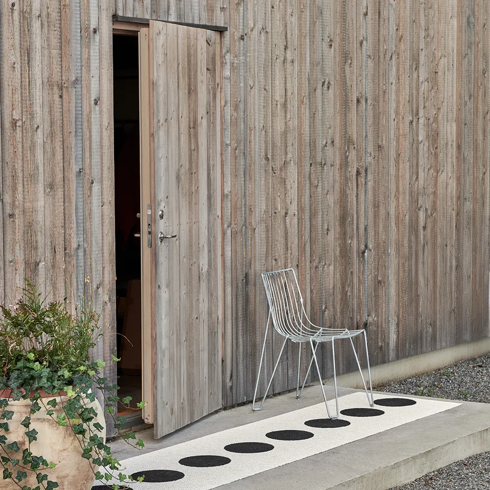 Vera matte 70x225 cm black/vanilla 