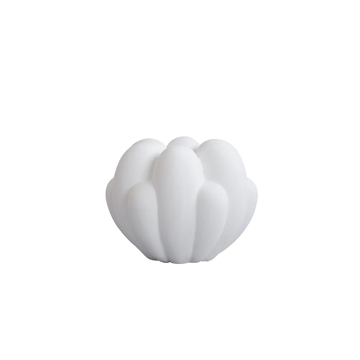 Håndlaget vase Bloom Mini Bone White H27 cm