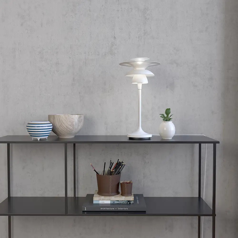 Picasso bordlampe 350 mm Matt hvit