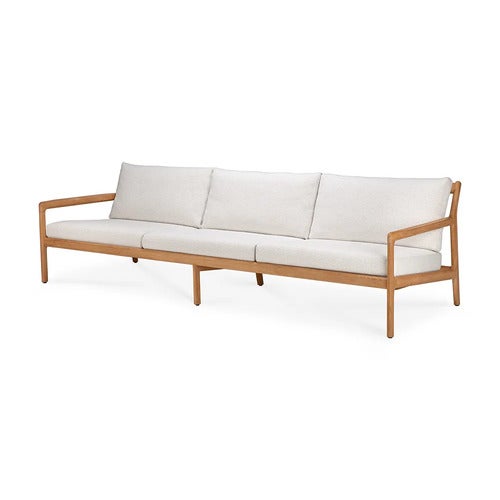 Jack 3-seters soffa Teak/Off White