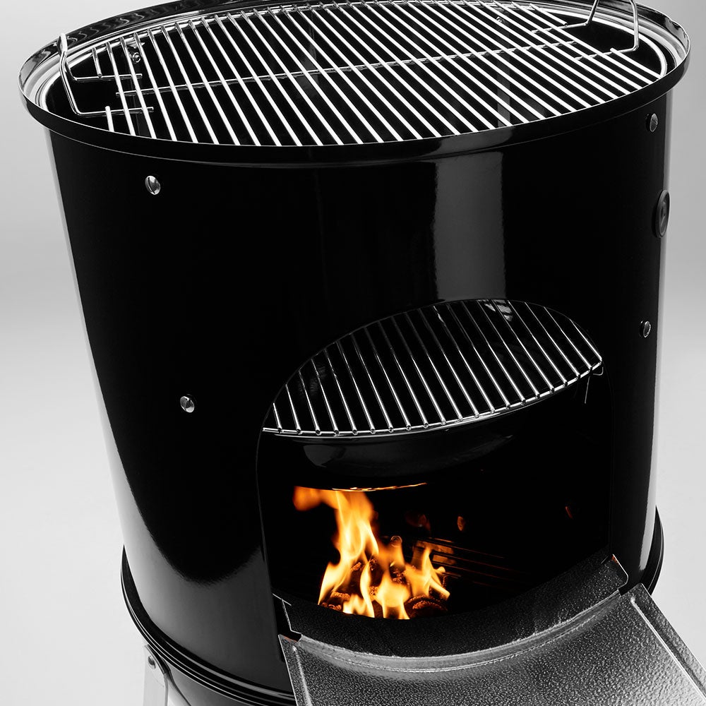 Smokey Mountain Cooker 57 cm svart støpejern Weber