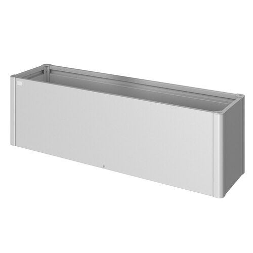 Belvedere plantebed midi størrelse 200 metallic sølv Biohort