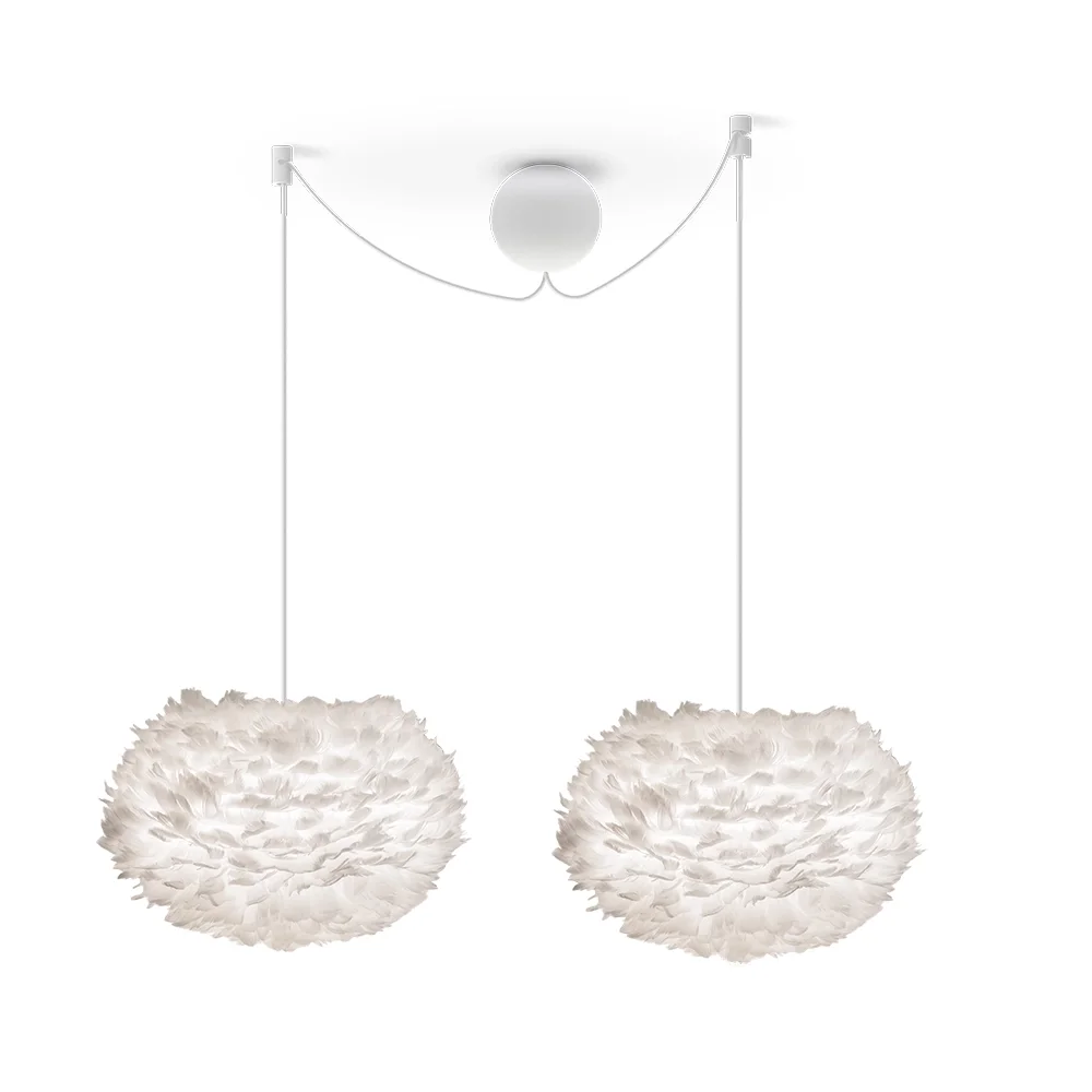 Eos Lampeskjerm Medium Ø45 cm White