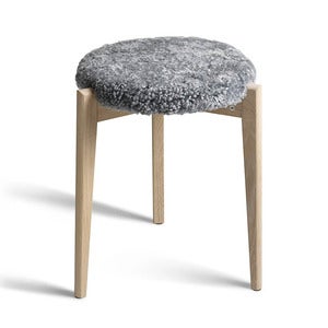 Vinz krakk Hvitoljet eik/safeskinn lysegrå