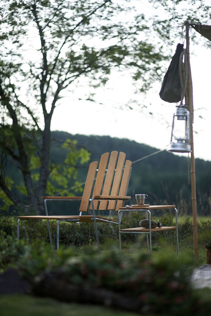 A3 solstol oljet eik Grythyttan Stålmöbler