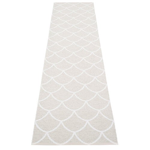 Kotte matte 70x300 cm fossil grey / white 