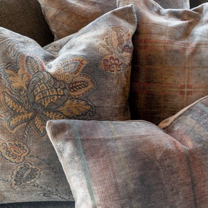  Putetrekk Merano Check Bruciatio 50 x 50 cm Artwood