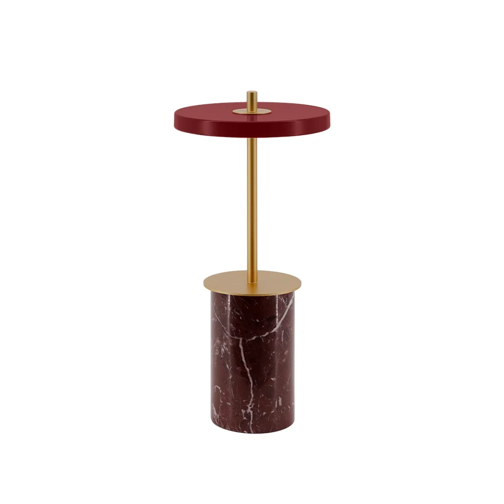 Asteria Move Mini Bærbar lampe Red Marble