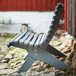 Lund Sofa i stålgrå furu