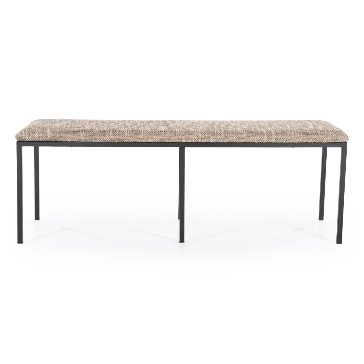 Lass benk 135x45x47 cm polyester brun