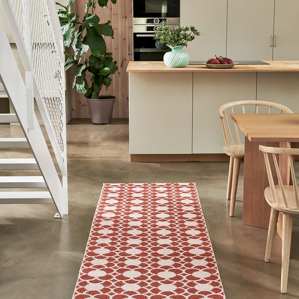 Anya teppe Brick/Pearl Pink 70 x 300 cm