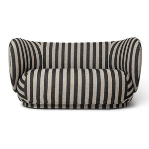 Rico 2-seter sofa Louisiana - Sand/Black