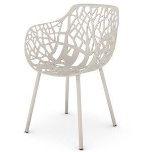 Forest Stol med armlener Creamy White 