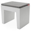 Concrete seat pillow rock grey