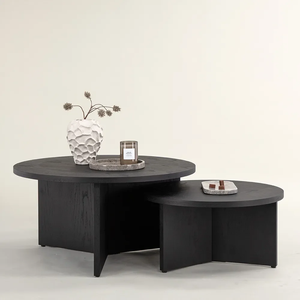 Saltö Salongbord Ø65 cm Svart