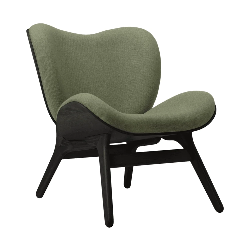 A Conversation Piece Lounge stol Black Oak/Morning Meadows