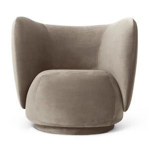 Rico Lounge Lenestol Rich Velvet - Beige