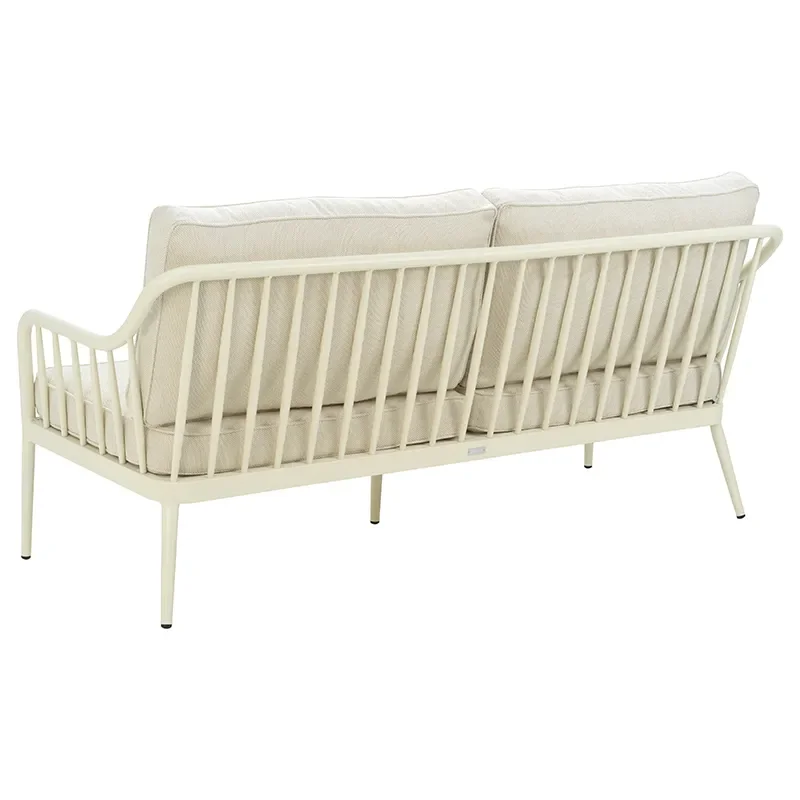 Coleville 3-seters sofa  Pearl white / Dot beige