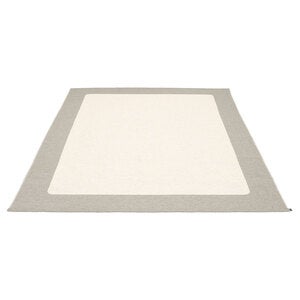 Ilda matte 180x180 cm warm grey / vanilla 