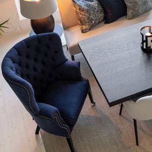 CHURCHILL Lenestol - Bare dyp blå