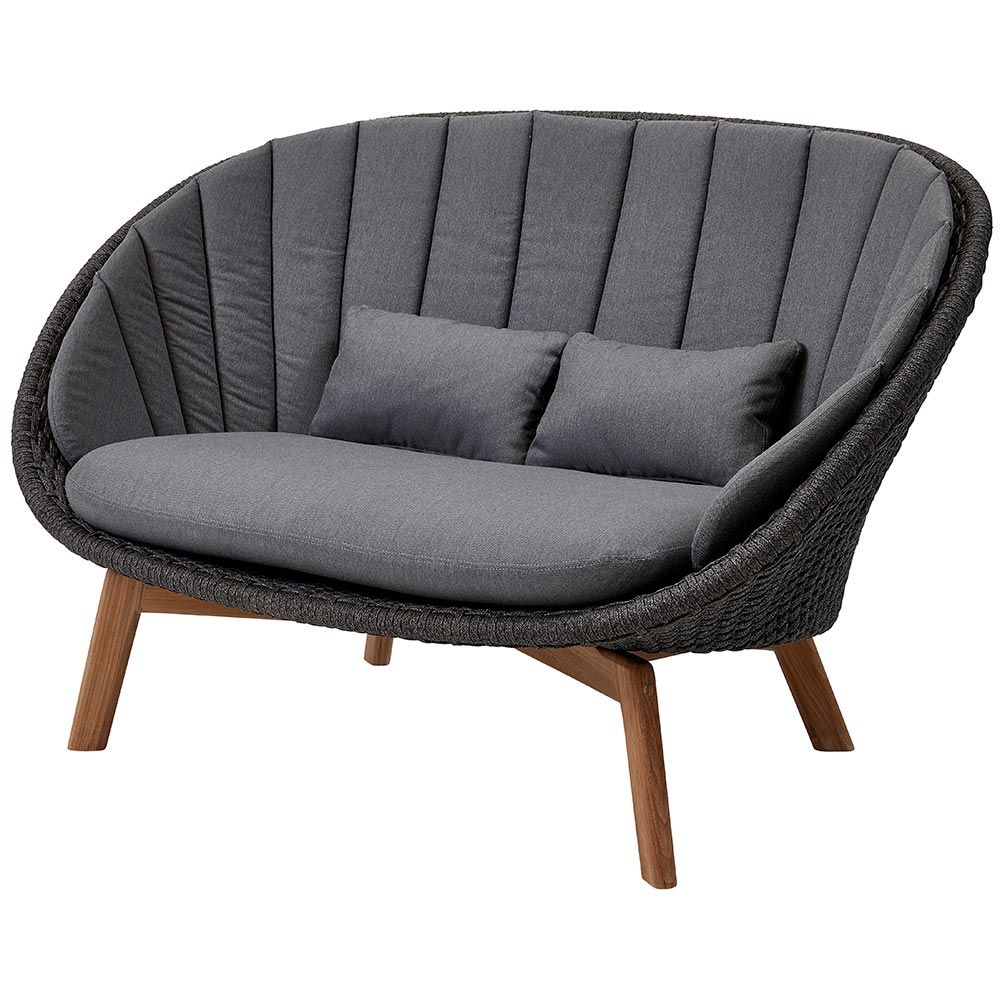 Peacock Sofa mørk grå