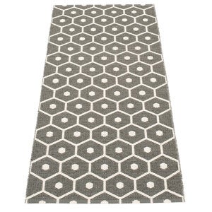 Honey matte 70x160 cm charcoal / vanilla 