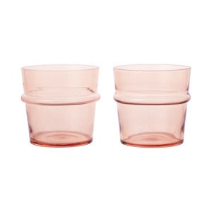 Boya Low Glasses - Set of 2 - Blush