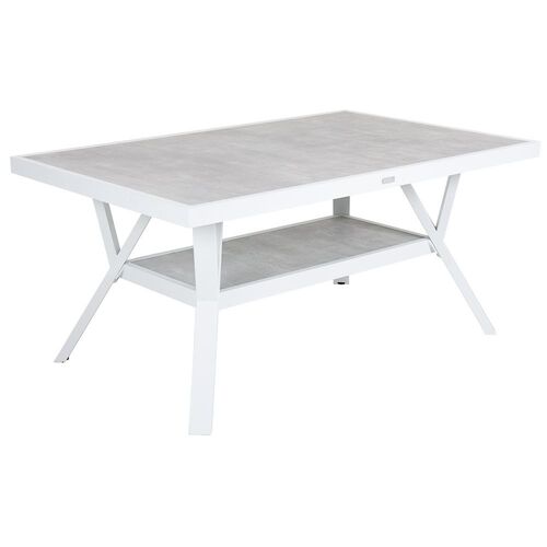 Samvaro salongbord 90 x 140 cm hvit/grå Brafab