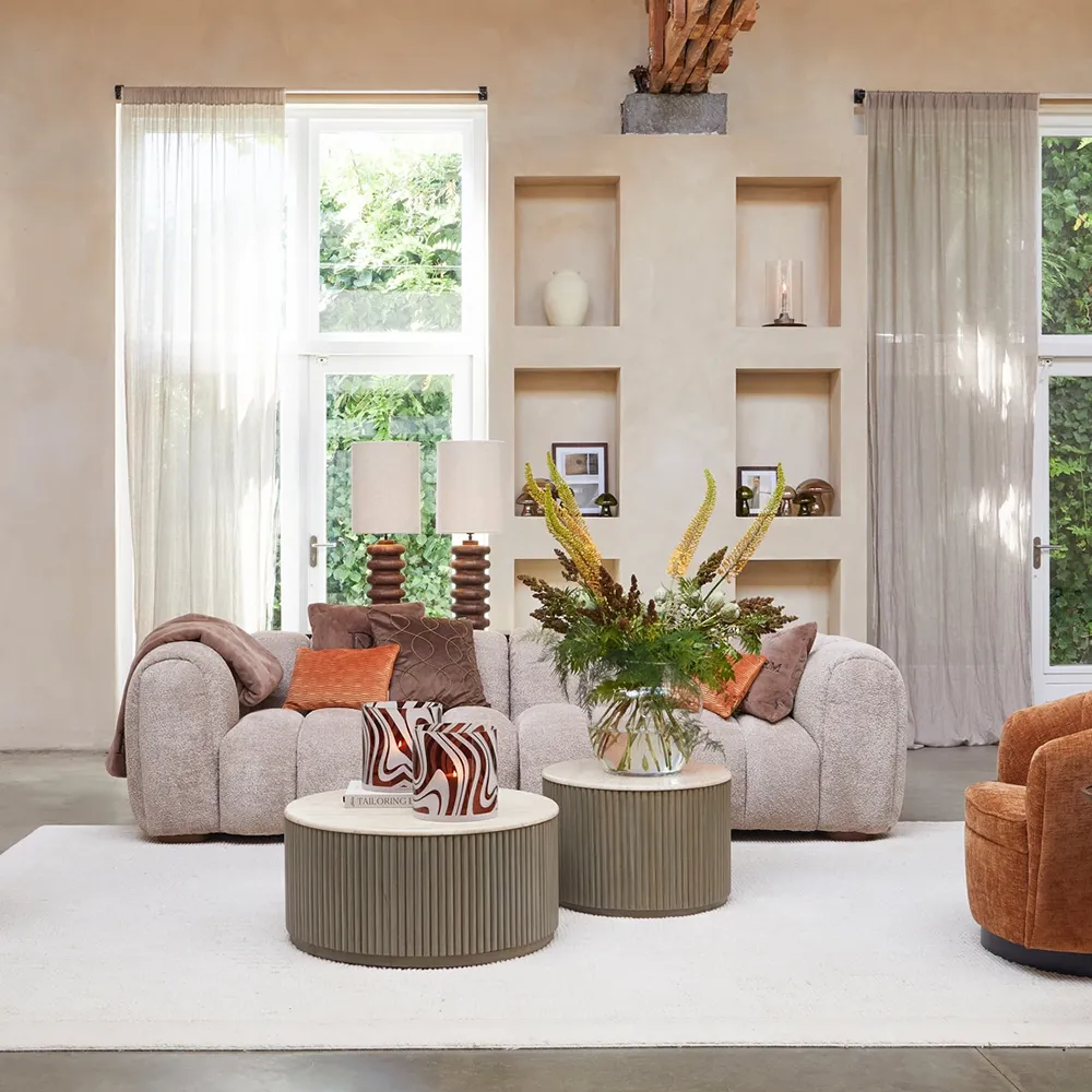 Vicenza 3-seters sofa natural