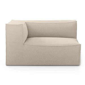 Catena Sofa Armrest Left L400 - Wool Boucle - Natural