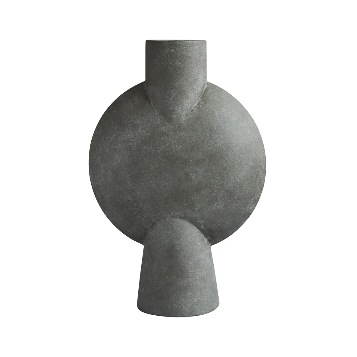 101 Copenhagen, Håndmalt vase Sphere Bubl Hexa Dark Grey H60 cm