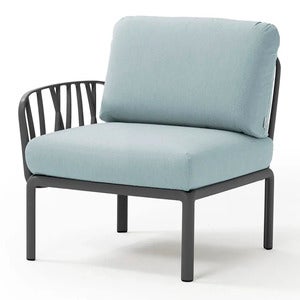 Komodo siste del Anthracite - Ghiaccio Sunbrella