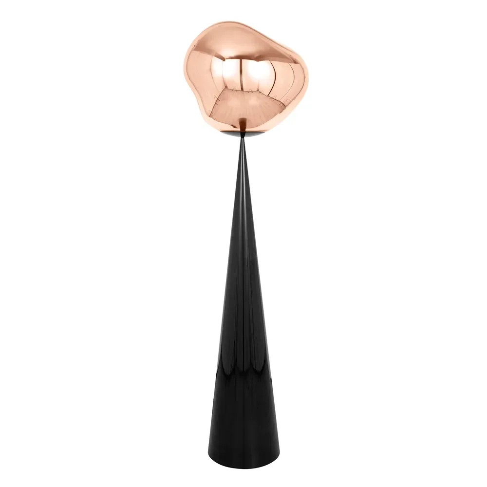 Melt Cone Fat Gulvlampe Copper LED