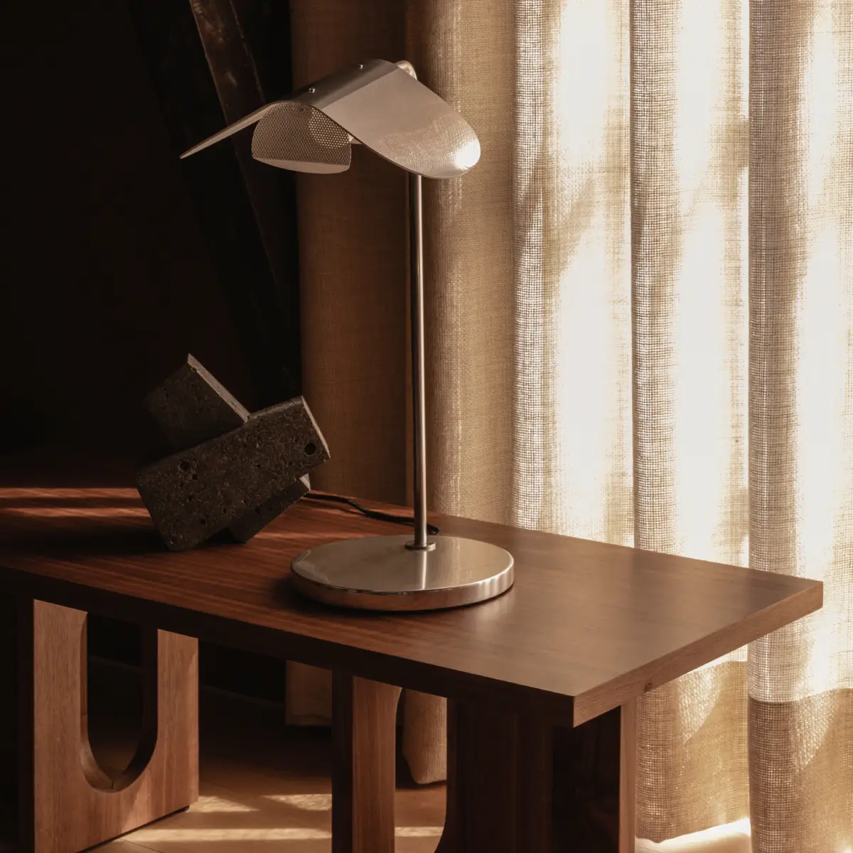 Wing Bordlampe Aluminium