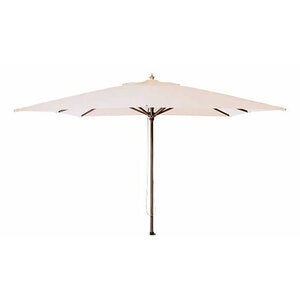 Alezio 300x300 cm parasol Træramme off-white 