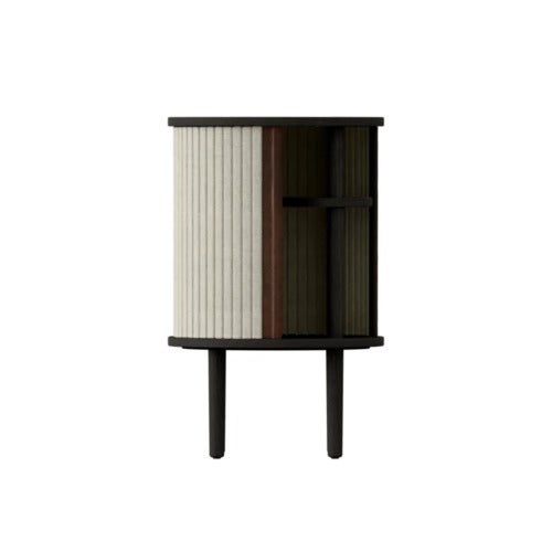 Audacious sidebord svart eik/White Sands