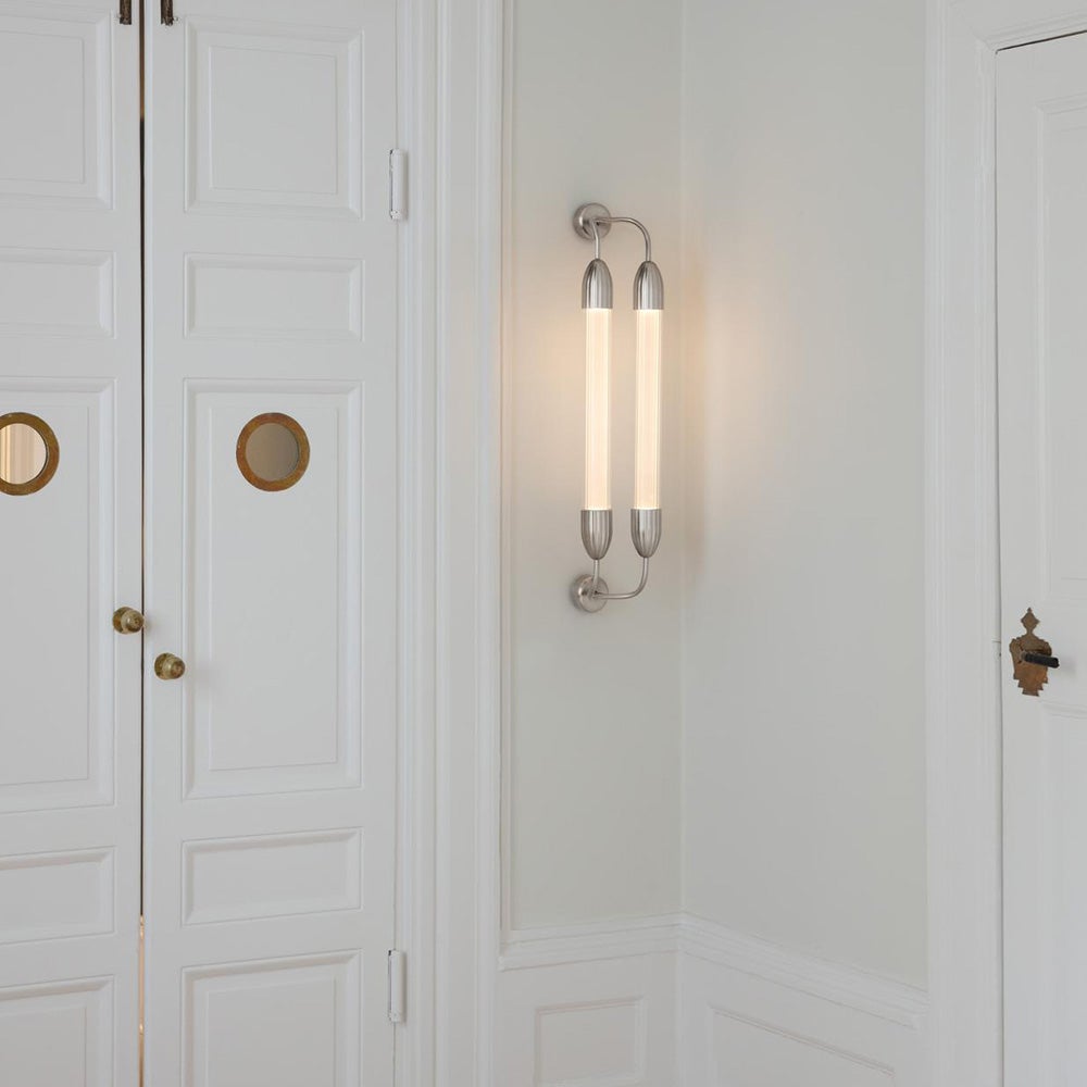 Lemon Squeeze vegglampe dobbel 77 cm stål