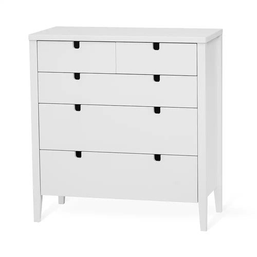 Klinte Kommode 3+2 skuffer hvit