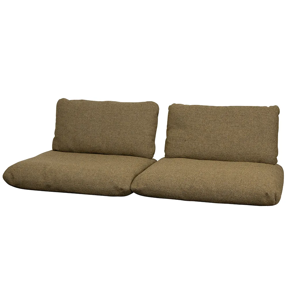 Sticks 2-seters sofa putesett Turmeric yellow