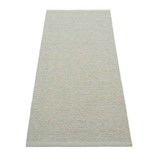 Emm teppe Sage/Linen Met. - Linen warp 70 x 180 cm