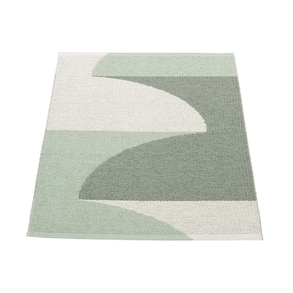 Hill teppe Army/Misty Mint/Fossil Grey 70 x 90cm