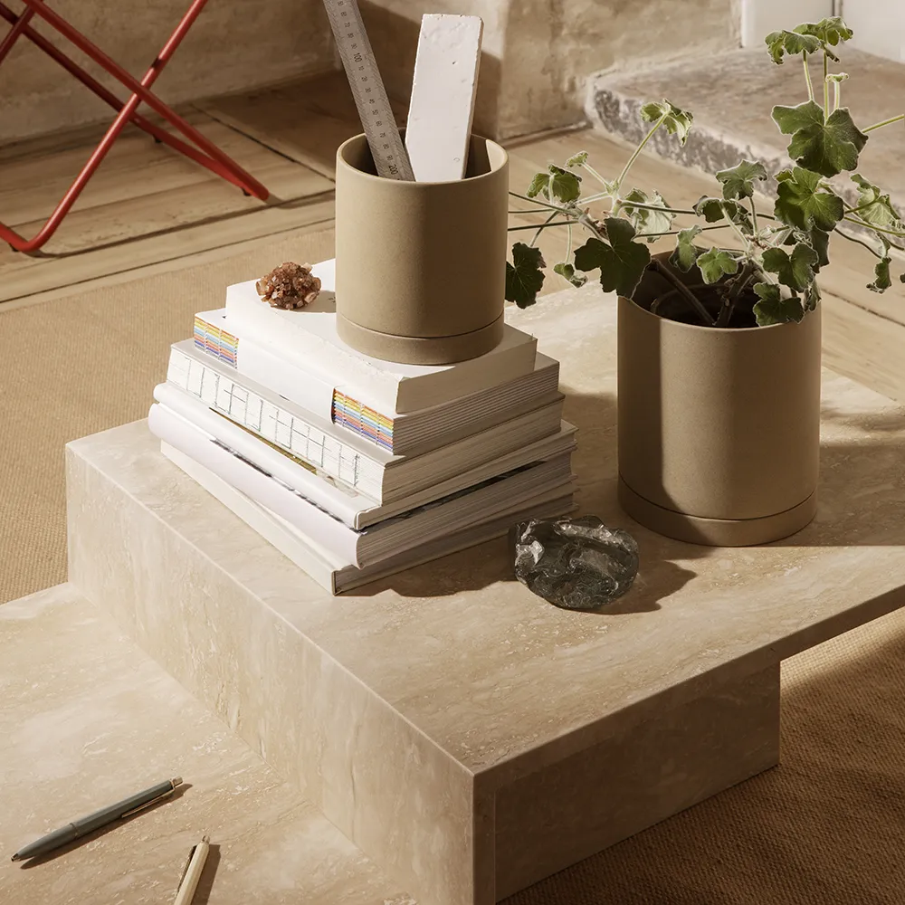Distinct Salongbord - Travertine