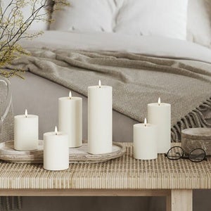  LED blokklys 7,5x20 cm hvit