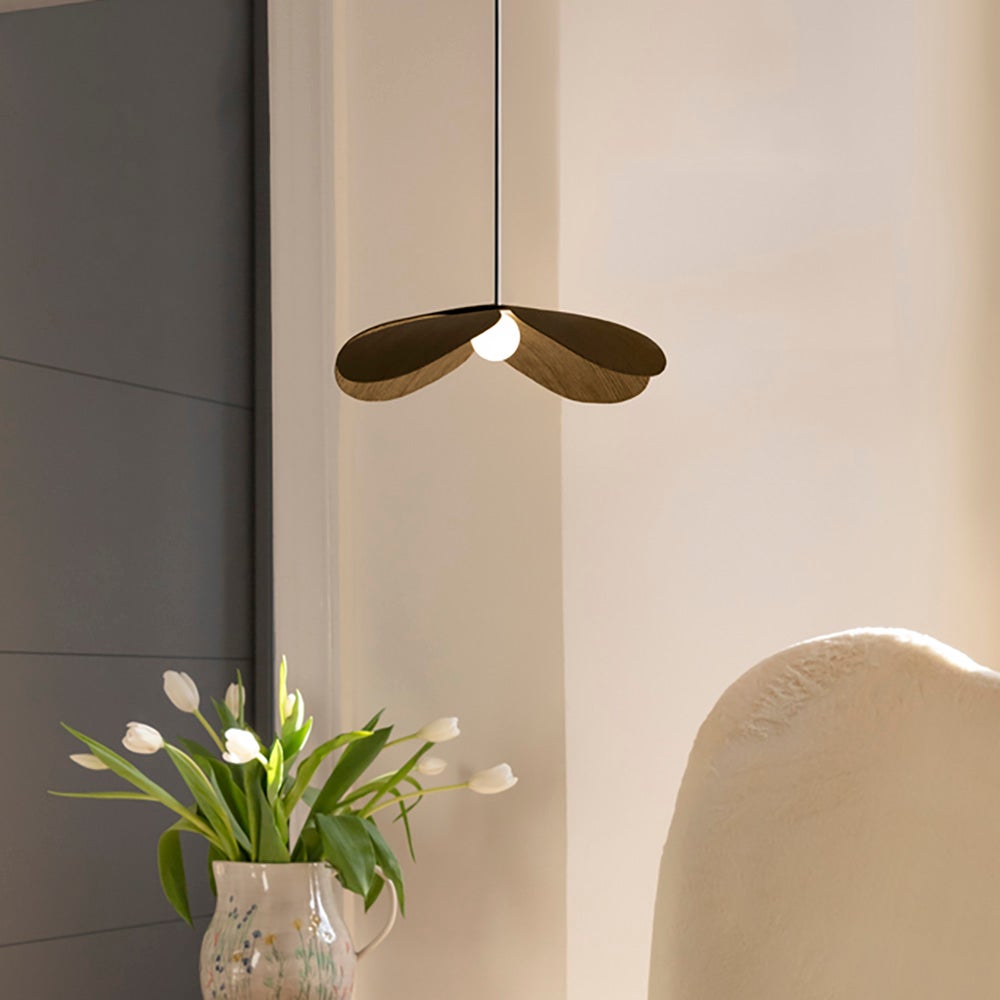 Forget Me Not lampeskjerm Ø28 cm mørk eik