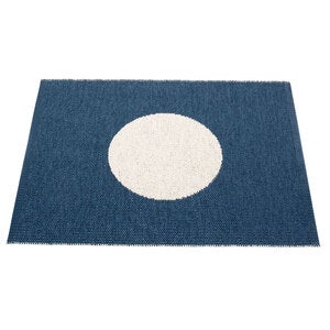 Vera matte 70x90 cm small one ocean blue / vanilla 