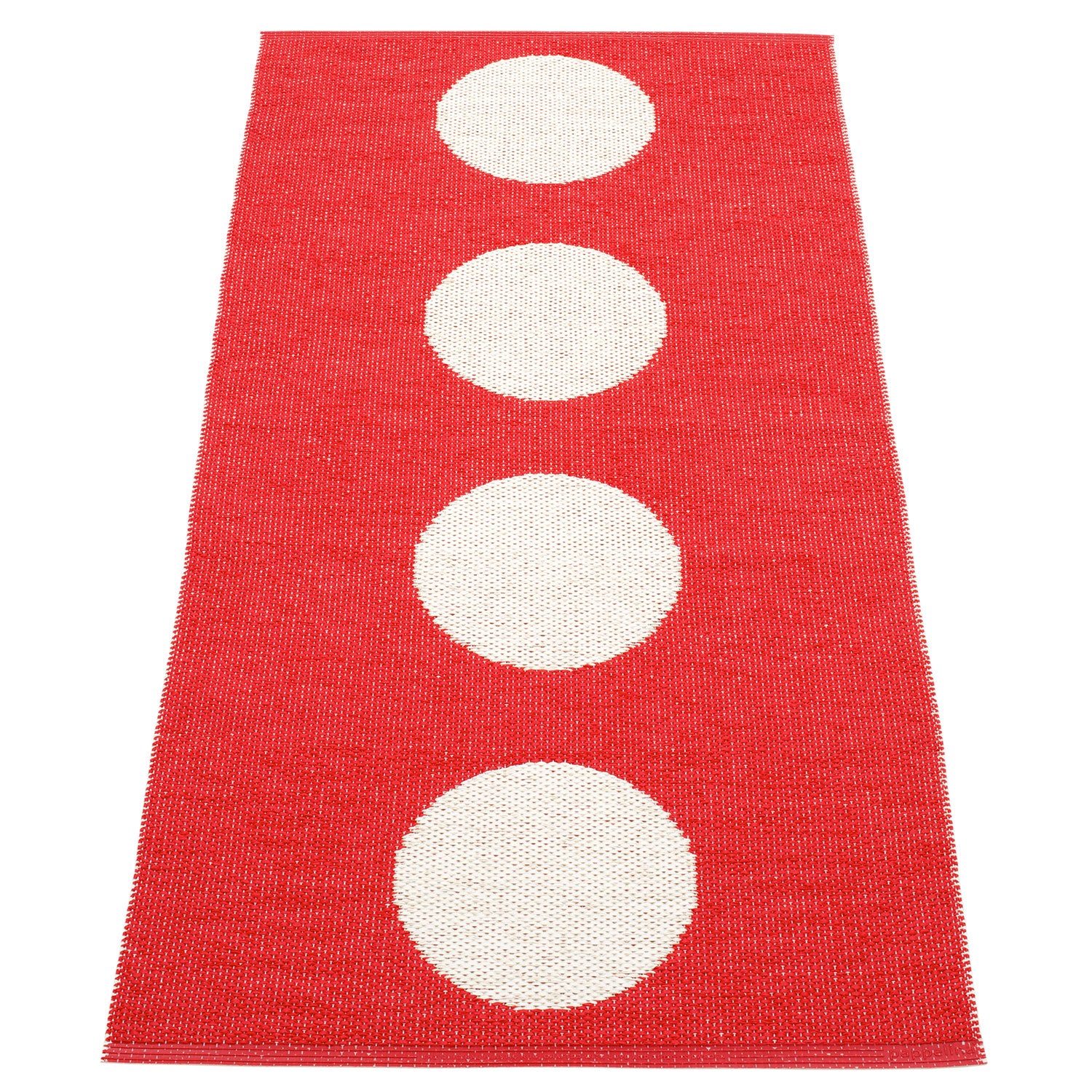 Vera matte 70x150 cm red / vanilla 