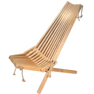 Ecochair hvilestol Birch Brown Oiled