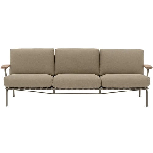 Settle 3-seters sofa Ribbed Weave 5/Taupe 